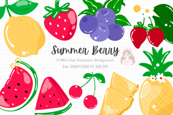 Download Summer Berry Clipart PNG Summer Fruit - Berry Collection