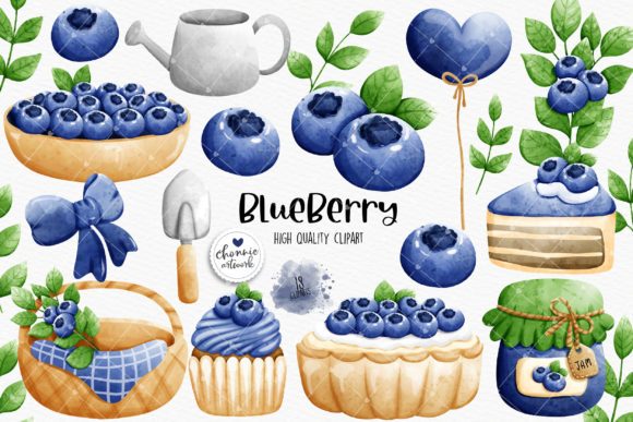 Download Blueberry Clipart, Huckleberry Clipart - Berry Collection