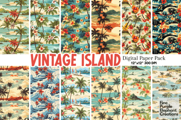 Download Vintage Hawaii | Retro Tropical Island - Premium Resources