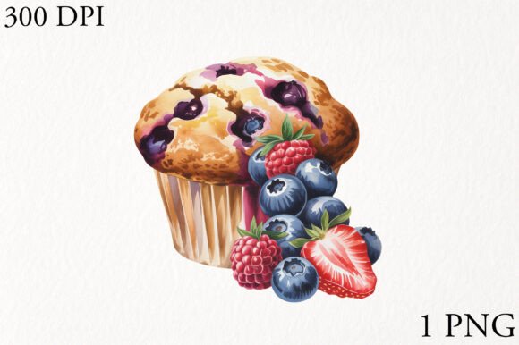 Download Watercolor Blueberry Clipart - Berry Collection